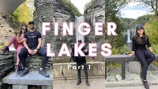 FALL FINGER LAKES TRIP PT 1. | TALLEST WATERFALL IN NY | HIKING TRAILS | WINERIES
