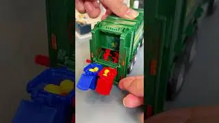 ASMR Unboxing&ndash; Alloy Garbage Truck Toy with Lights & Music #toys #truck  #automobile