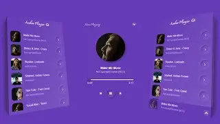 Create Music player with playlist using HTML CSS & JavaScript | #devideas