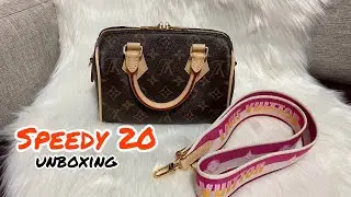 UNBOXING LOUIS VUITTON SPEEDY 20 BANDOULIERE | MONOGRAM | SIMPLY ANNE
