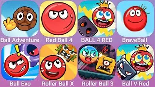 Ball Adventure, Red Ball 4, Ball 4 Red Bounce, Brave Ball, Ball Evo and More Red Ball Games Gameplay