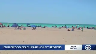 Englewood Beach parking lot reopens after Hurricane Milton