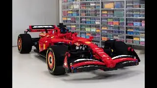 Ferrari SF-24 in scala 1:1 in LEGO -  Making of