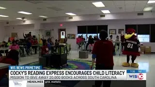 Cocky&rsquo;s Reading Express brings the joy of books to Sandel Elementary