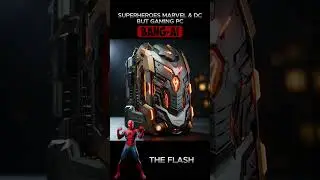 Gaming PC Superhero #marvel #ai #dc #spiderman #ironman