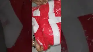 Meesho santa claus #christmas #santa #unboxing #shorts #meesho #review #dress #boy  #festival #viral