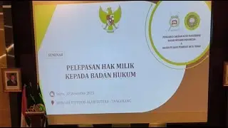 Pelepasan Hak Milik Kepada Badan Hukum di Pengda Kota Tangerang INI dan IPPAT