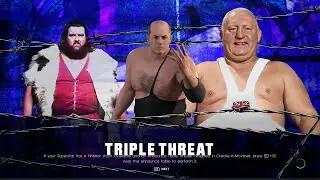 WWE2K22 | Studio | Big Daddy vs King Kong Kirk vs Giant Haystacks |