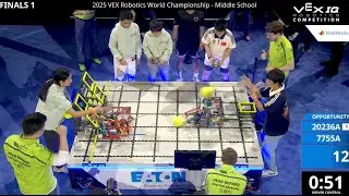 Финалист чемпионата мира VEXIQ, финал 1, средняя школа (2025)