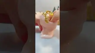 Rose gold melt ⚜️ #dearslime #asmr #slime #slimeasmr #rosegold #kawaii