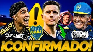BOCA NEWS TODAY! HERRERA STARTS! 🔥 Zeballos RENEWS? RIQUELME'S GESTURE TO RUSSO