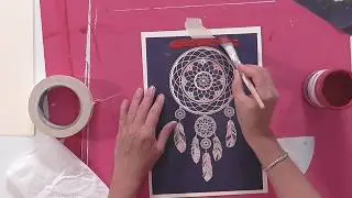 VIDEO Decorazioni Stencil con retini di precisione