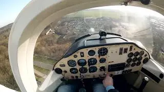 Approach & Landing RWY18 at Hilversum Airport (EHHV) | Tecnam Sierra P2002-JF
