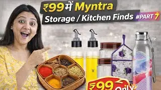 ₹99 में Myntra Kitchen Organizer 😍 | Storage Finds | PART-7 🔥