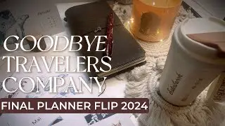 📖 2024 Traveler's Notebook Flip-Through | 🎁 Esterbrook Travel Mug & Desk Calendar Unboxing
