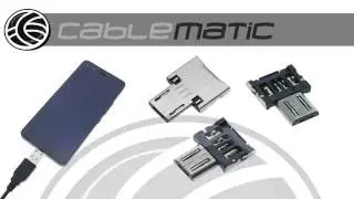 Mini Conector OTG Micro USB para SmartPhones y Tablets distribuido por CABLEMATIC &reg;