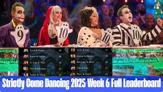 Strictly Come Dancing 2025 Halloween Week Full scores and leaderboard revealed!