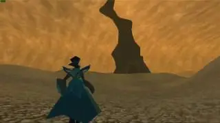 anodyne 2 - Outer sands south - hidden cutscene trigger under map (WARNING: Flashing!)