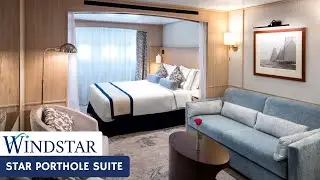 Windstar Star Breeze | Star Porthole Suite Tour & Review 4K | Windstar Cruises