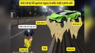 Giả Vờ Bị Lỗi Game Trước Mặt Cảnh S&aacute;t | Queen Cat