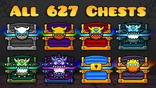 Geometry Dash 2.2 - ALL TREASURE ROOM CHESTS [2.207]