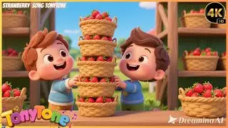 🌾🍓 Strawberry Shop Adventure Song for Kids | Build, Pick & Play! 🎵👧👦