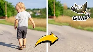 Remove a Person From a Photo in Gimp using GMIC