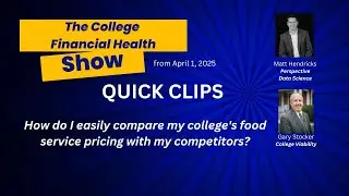 How do I easily compare my college's food service pricing with my competitors?