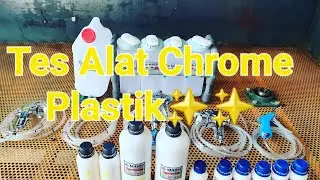 Pengetesan Alat Chrome Spray, Chrome Plastik sebelum dikirim ke pelanggan