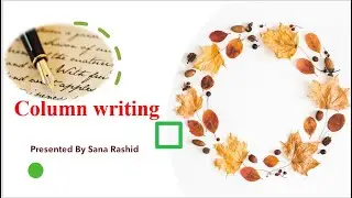 Column Writing