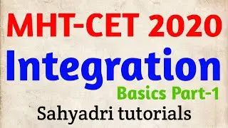 MHT-CET | Integration | Part-1
