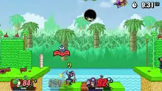 Super Smash Flash 2 Beta v1.4 Free For All - Yoshi Vs Wario Bros #1284