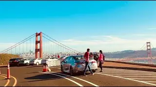 Driving to Golden Gate Bridge – Battery Spencer View Point, San Francisco