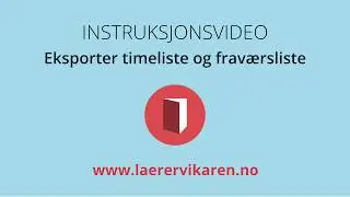 Timeliste og frav&aelig;rsliste