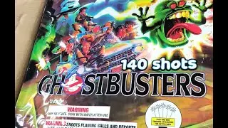 GHOST BUSTERS 140 shot firework cake 🔥🔥💥 NEW 2025 HITTER! 🧨💥 @Reckles5Pyro