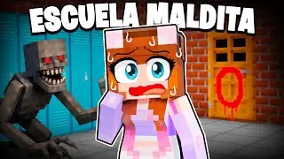&iquest;SOBREVIVIR&Eacute; 24 HORAS en la ESCUELA MALDITA? 🏫💀 | LINGAMES MINECRAFT