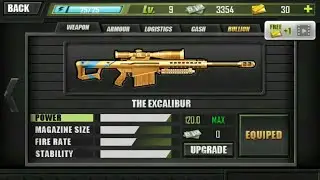 First gameplay of modern sniper # max upgraded the Excalibur