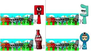 4 All My Sprunki OC Cactuk Vs Bombomsprunki Quadparison Round Part 1 4 Parison 1 Vs 3