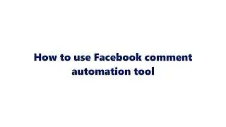 How to Use Facebook Comment Automation Tool in Todook | Boost Engagement Effortlessly