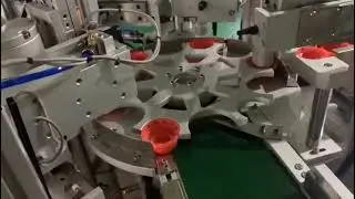 Automatic cap ring wad inserting machine