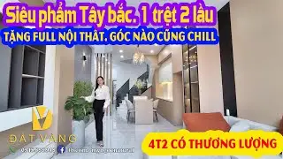 Siêu phẩm nhà phố P Rạch Giá. KĐT Tây Bắc, 1 trệt 2 lầu, thổ cư 100%. Tặng full nội thất. 