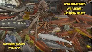 How Mega Tribes Play Breeding Events | VOID | Ark Ascended Official PvP