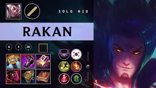 Rakan Mid vs Akshan - KR Master Patch 26.02