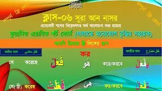 Arabic for Quranic Word 50% | Class-06| ফ্রি কুরআনের আরবি কোর্স | ক্লাস-০৬| Batch-04, 2025