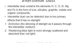 Interstellar matter and dark matter