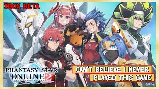 Phantasy Star Online 2 Open Beta Second Trial Announced For Xbox One | My First Time Playing PSO2