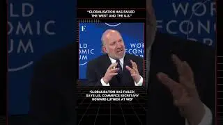 #FirstpostNews: &laquo;Глобализация провалилась&raquo;, &mdash; заявил министр торговли США Говард Лютник на Всемир...