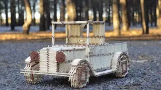How to Make Car (Chevrolet Pickup). Diy Amazing Classic Car from matches