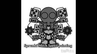 My sprunki mech speed paint