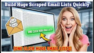 Build Huge Scraped Email Lists Quickly [ONE CLICK HUGE EMAIL LISTS!]